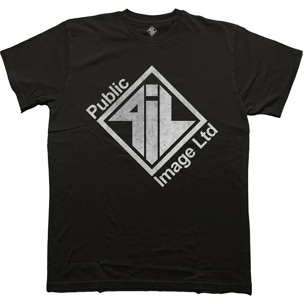 PIL (Public Image Ltd) T-Shirt: Diamond Logo & Text (Black) OFFICIAL NEW 3XL