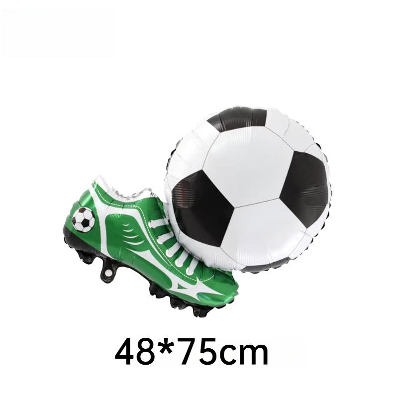 3D Football Soccer Balloons with Ball & Sneaker Shapes Ideal for Themed Parties Birthday Sports Event Decorations Supplies