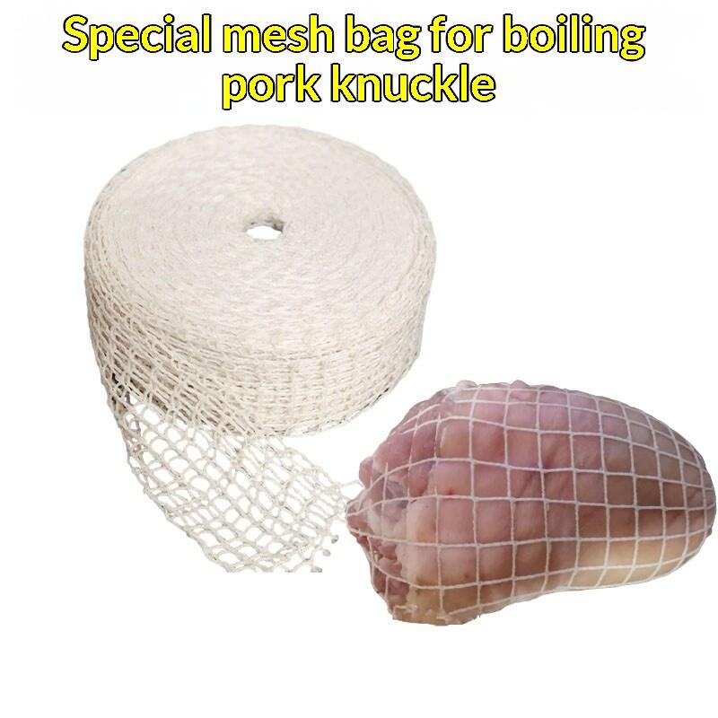 1/3 Pezzi Rete Elastica per Cibo di Ham 100/300Cm Rotolo di Rete per Carne Manzo Pollame Rete Elastica Macellaio Spago Corda da Cucina Strumenti