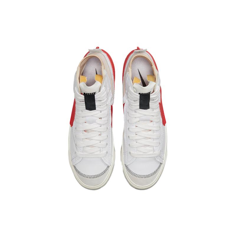 Nike Blazer Mid 77 Jumbo White Habanero Red Sneakers Skateboard Shoes DD3111-102