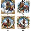 5D DIY Partial Special Shaped Drill Diamond Painting Xmas Horse Home Decor
