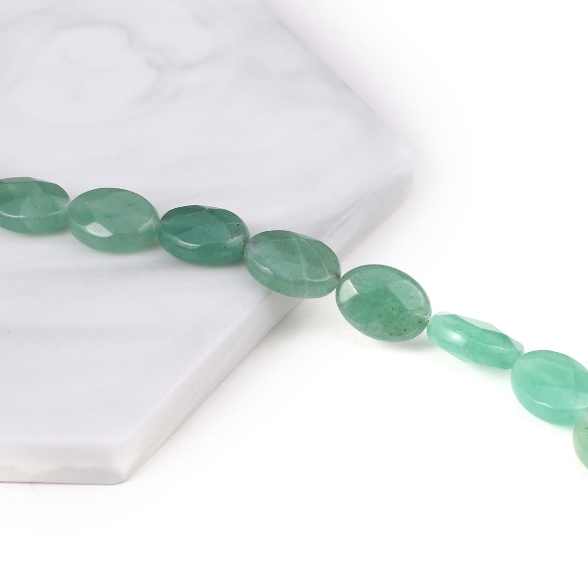 

Бусины из натурального камня опал/агат/малахит овальные граненые бусины для изготовления ювелирных изделий DIY ожерелье браслет серьги аксессуар GreenAventurine/16x12x6mm