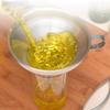 Stainless Steel Funnel, With Detachable Filter, Used For Cooking Oil And Conveying Liquid And Powder, Metal Kitchen Funnel