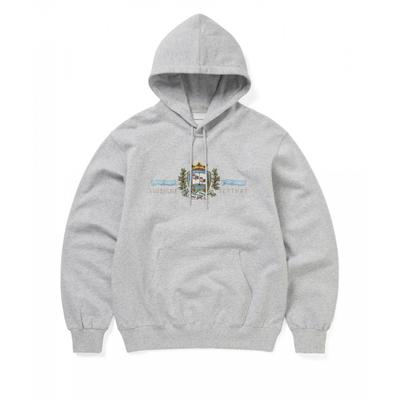 Thisisneverthat Crest Hoodie Heather Grey