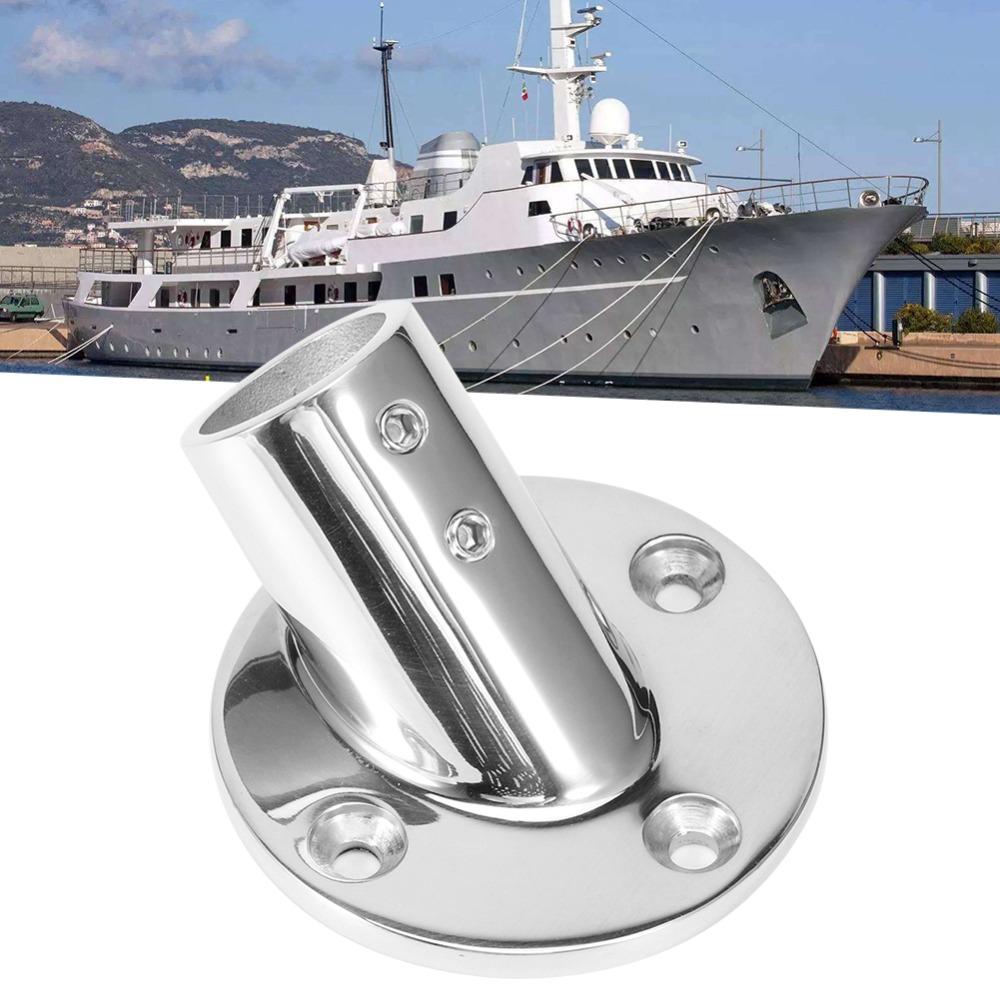 30° 45° 60° 90° Stanchion Base Column Hand Rail Railing Fitting  Marine Applications