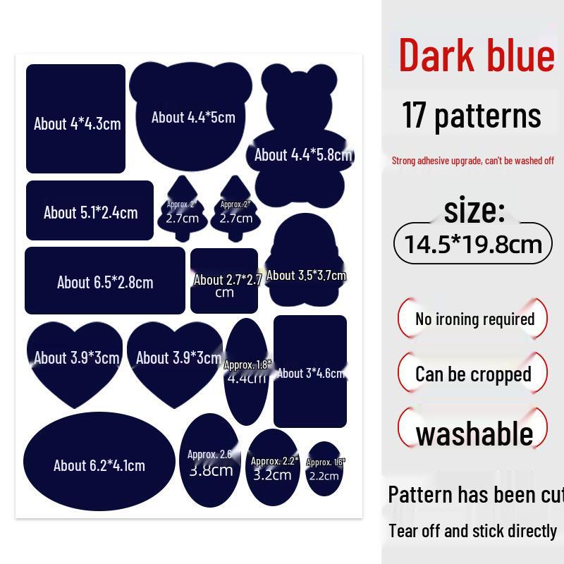 Waterproof Self-Adhesive Down Jacket Repair Patch - Traceless Fabric Hole Applique Sticker