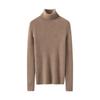 2026 Le Kasha Women's Pure Cashmere Ribbed High Neck Base Layer Top