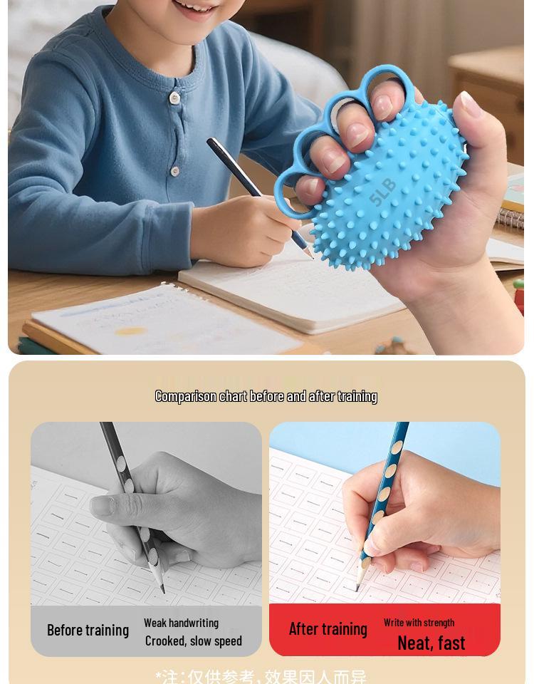 Children's Silicone Four-Finger Grip Ball for Strength and Flexibility Training