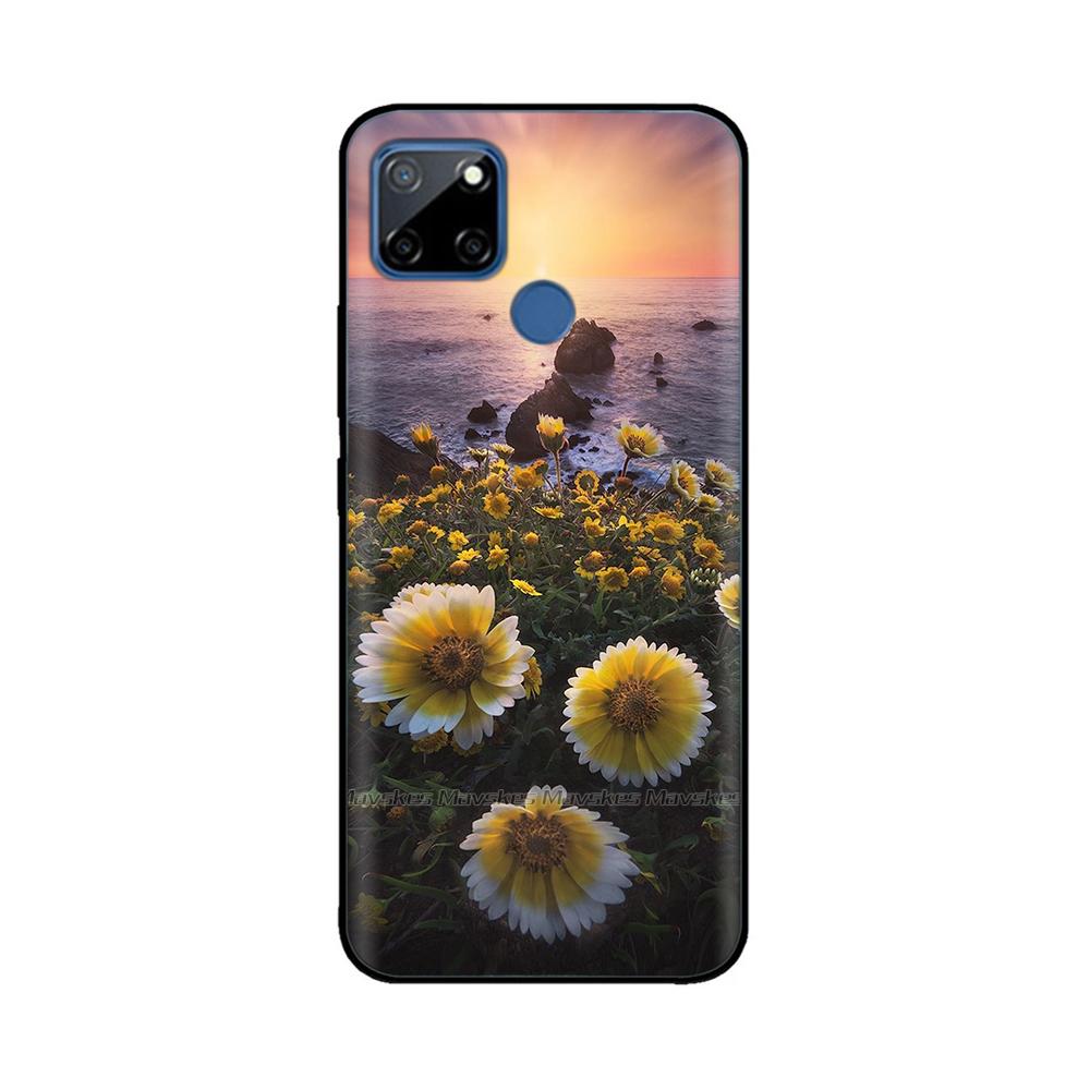 Case For Realme C12 C25 C25s Realme 7i Global Case Cute Soft Silicone TPU Back Cover Realme7i RMX2193 Protective Coque Fundas