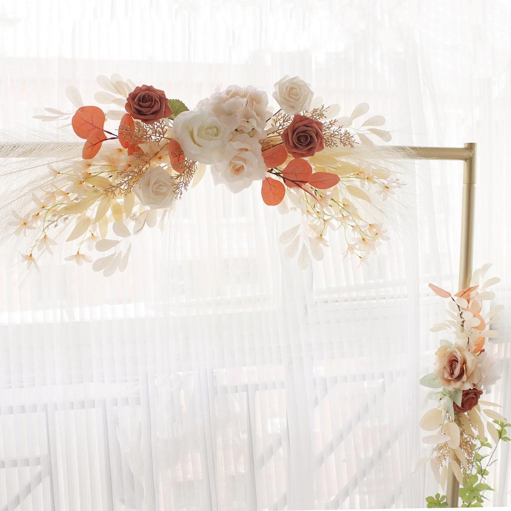 Artificial Flowers Swag Wedding Decoration Arch Flowers Welcome Water Sign Flowers