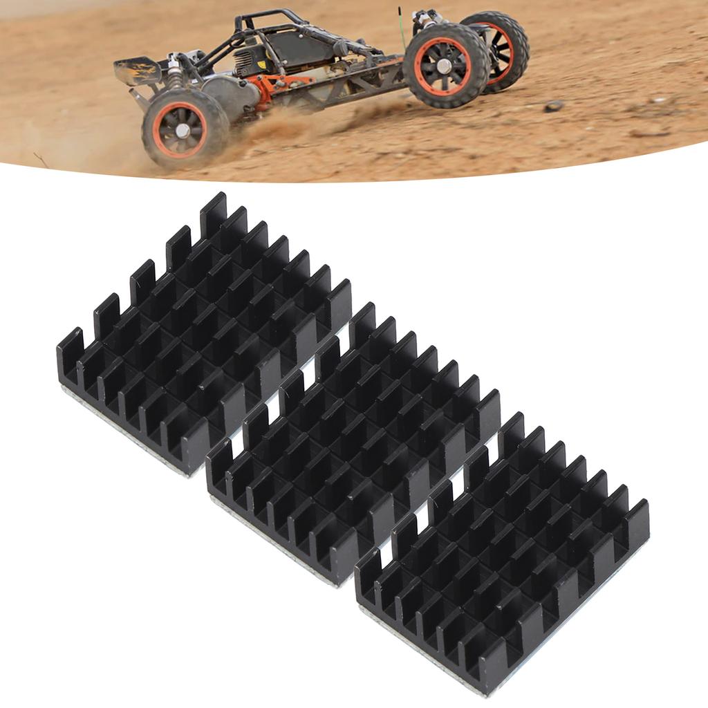 3Pcs Aluminum Alloy Motor Heatsink Motor Cooling Heat Sink for WLtoys K989 1/28 RC Car