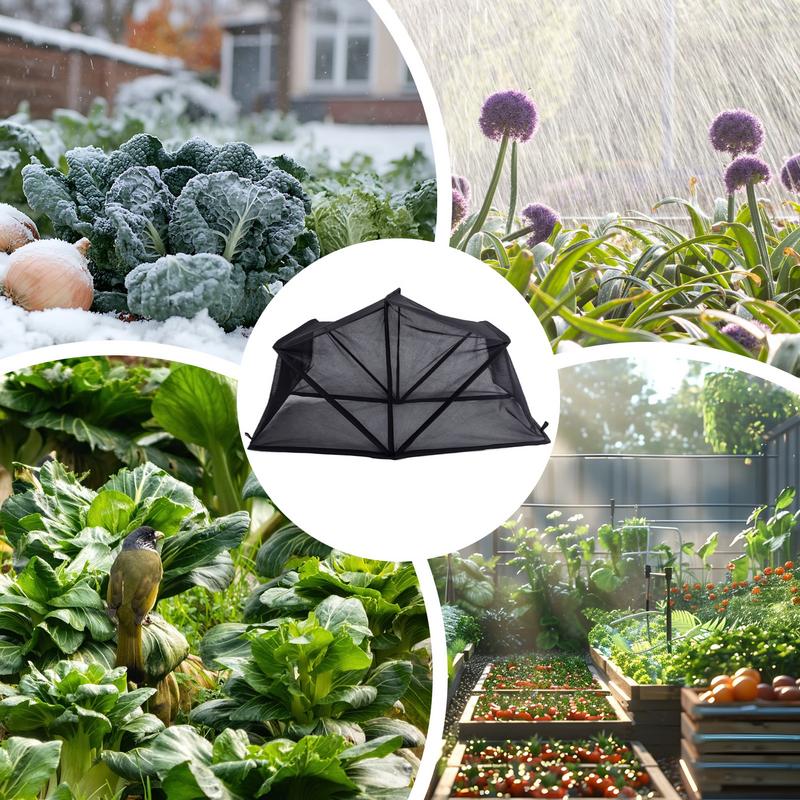 Abdeckungen für Hochbeete Gewächshausabdeckung für Gartenbeete Wiederverwendbare Faltbare Tragbare Schutzkuppeln für Wachstum im Freien