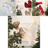 Christmas Tree Ornament Set With Foam Birds For Holiday Decorations And Seasonal Display