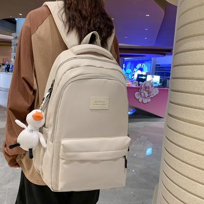Sac à dos Style Campus pour femme, cartable de grande capacité pour lycéen