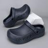 2025 Men's Casual Outdoor EVA Injection Molded Anti Slip Slippers Outsole Comfortable Garden Cloth Waterproof Sandals Size 39-48