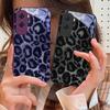 Gray Leopard Twill For Honor 200 90 8X 9X Pro Lite P50 P40 Nova 10 11i P60 Magic4 6 Mate 20 50 Tempered Glass Phone Case