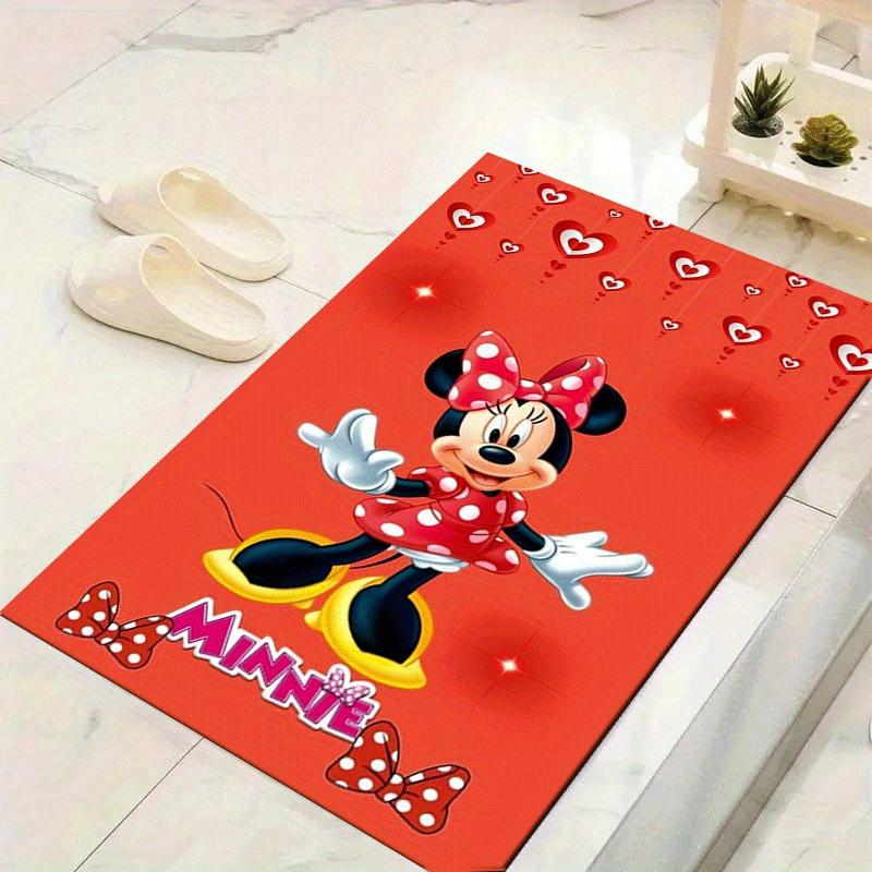 

1pc Cute Minnie Pattern Area Rug Soft Flannel Floor Mat for Living Room,Office,Bedroom and Carpet 60cm by 90cm