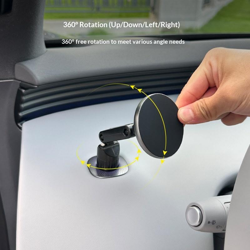 For Xpeng MONA L03 Magnetic Car Phone Mount Stable Mobile Phone Holder Bracket 360 Rotation Stand Interior Practical DecorationGood Product
