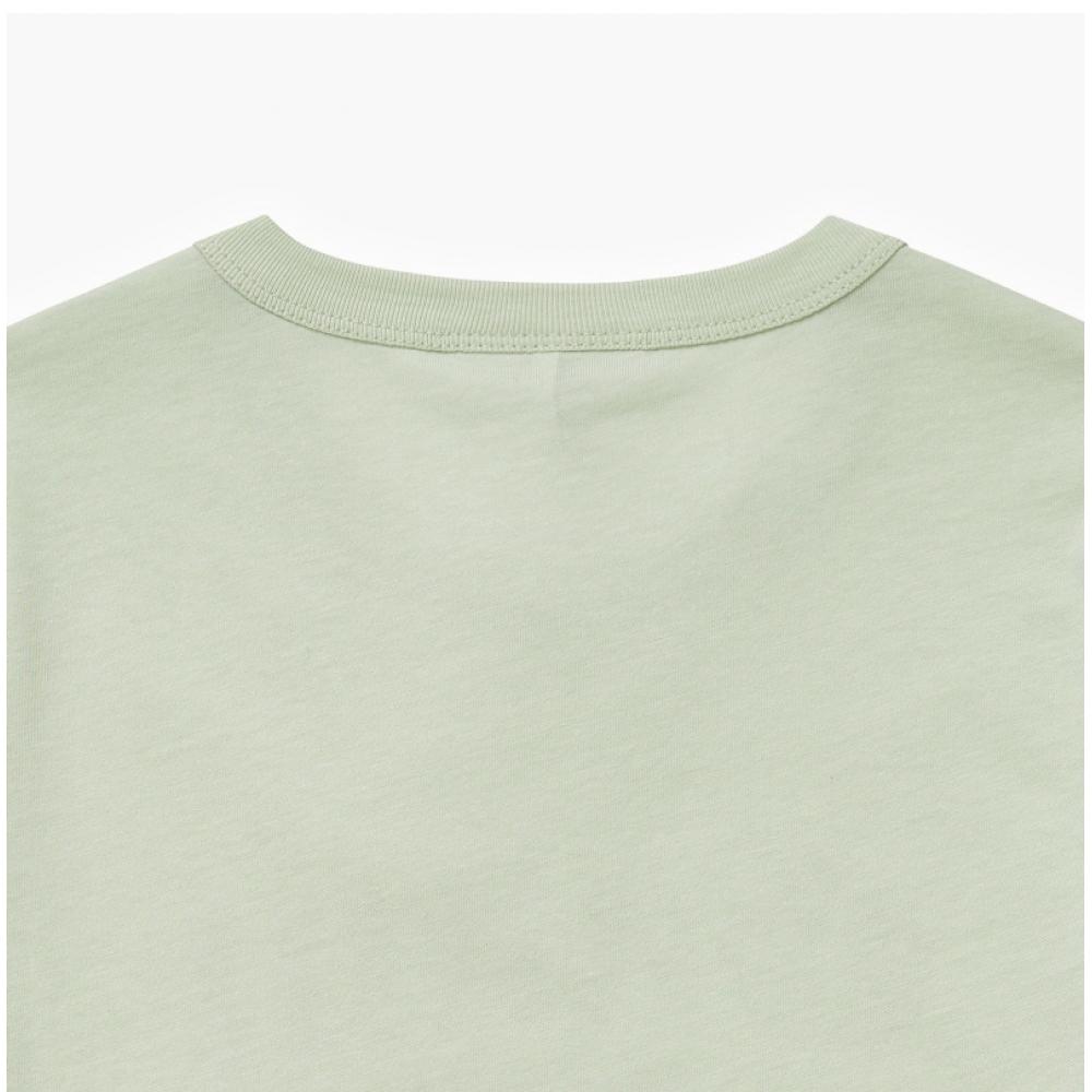 Ganni T3632 822 Flower Logo Print Women S Short Sleeve Tee