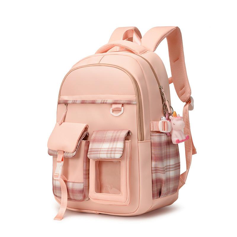 Cute Animal Pattern Oxford Fabric Elementary School Backpack For Girls 3rd-6th Grade