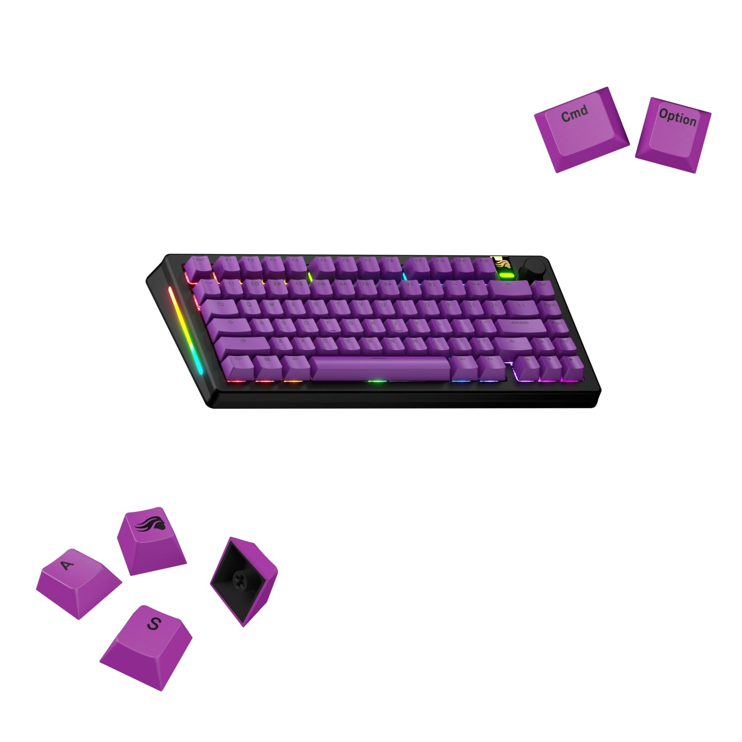 

Glorious GPBT Basics Keycaps Epic Purple - US - Retail GLO-KB-ACC-KC-GPBT-BA-EPUR-US KB0859