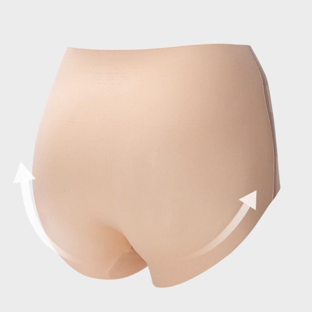 Seamless Fitness Invisible Underwear Mid Waist Tummy Control Underwear  Yoga