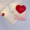Shining Heart-shaped Puzzle Confession Card Blessing Greeting Card  Confession Couple Gift
