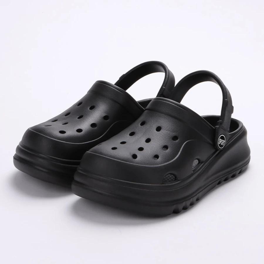 Fashion Chunky Platform Clogs Shoes for Women Thick Bottom Non Slip Beach Sandals Woman Summer 2025 Fashion Wedges EVA Sandals Slippers