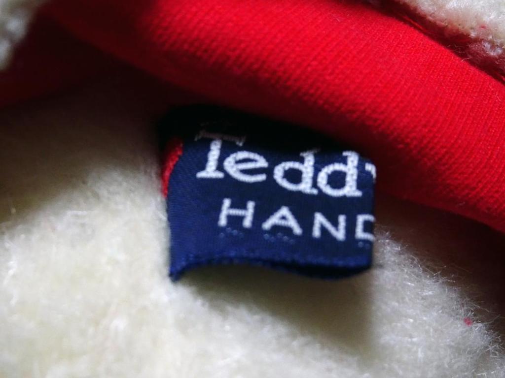 [USED] Teddy Bear Santa Claus Handmade