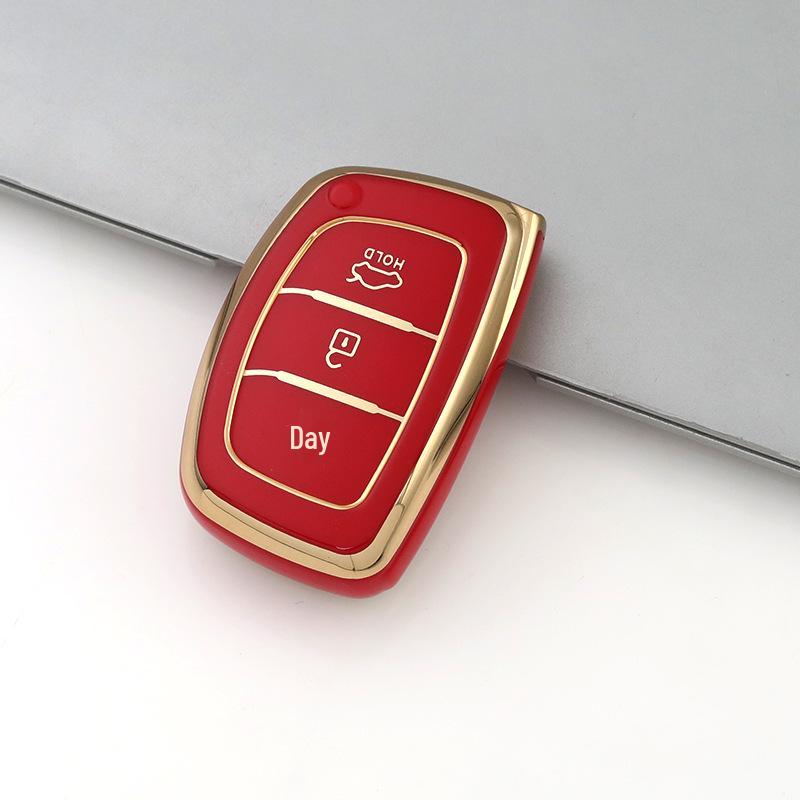 Modern Car Key Case for ix25, ix35, Sonata, Elantra, and Mingtu - Protective Shell Cover