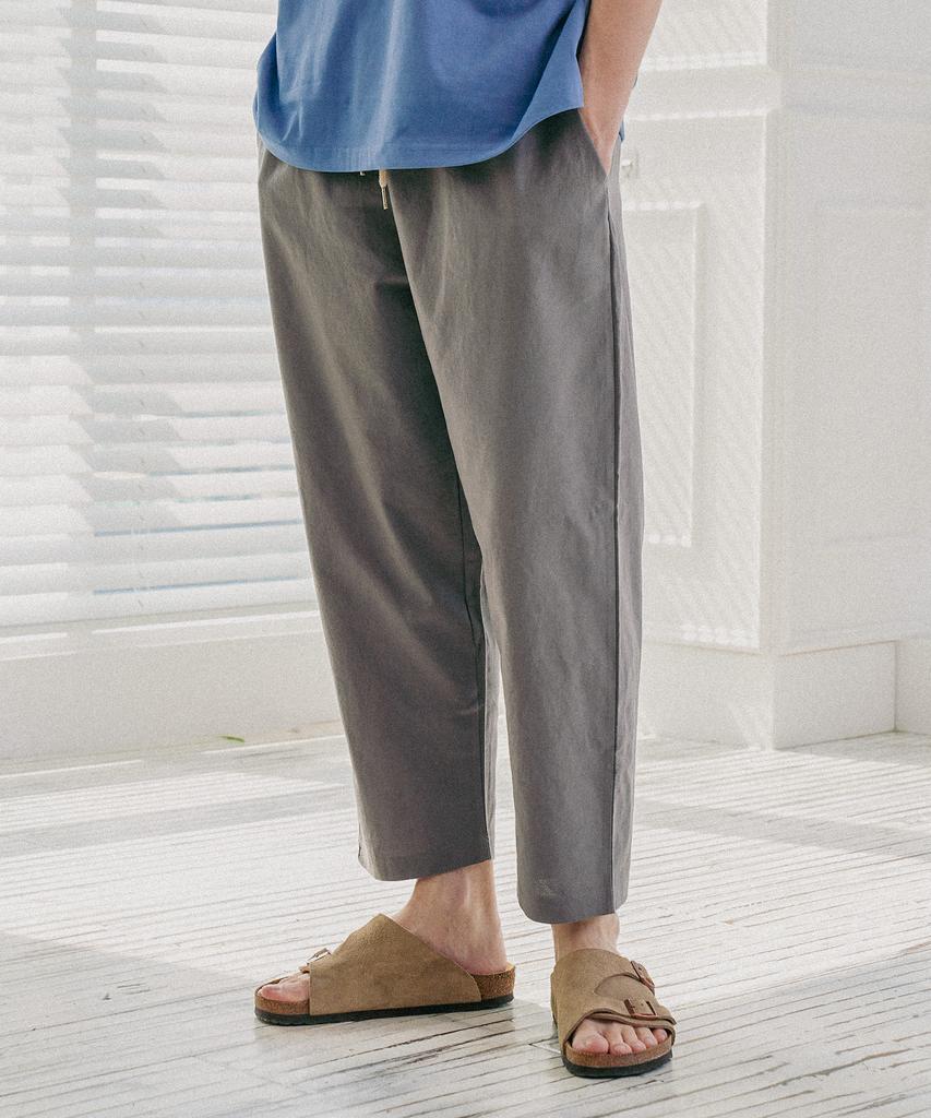 PAPERBOY [Package] Linen Cropped Pants 2-Pack - 4 Colors