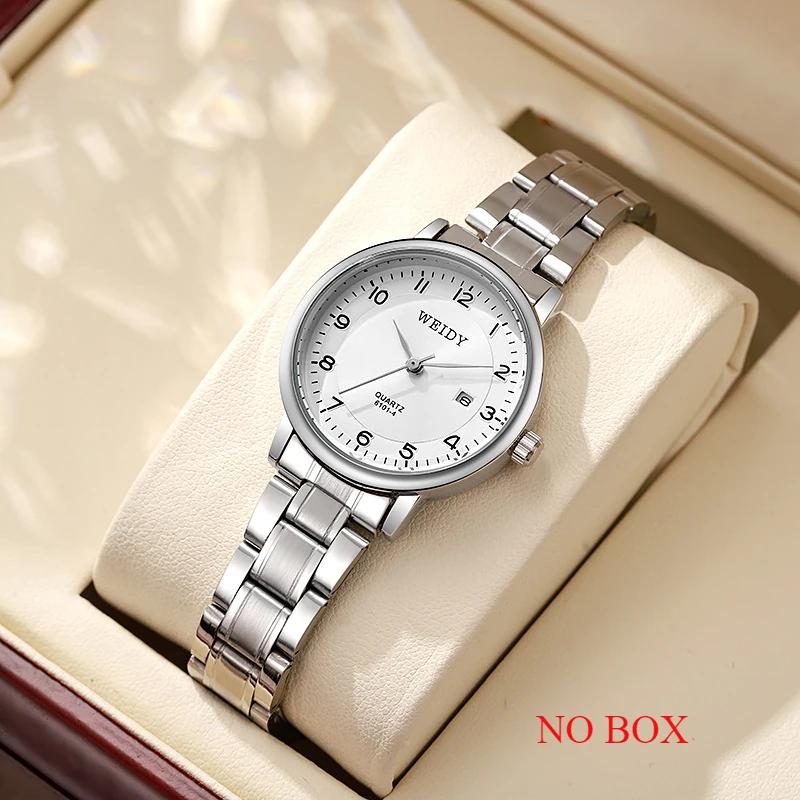 Módní pánské dámské hodinky ocelové kalendářové křemenné hodinky jednoduché klasické atmosférické hodinky párové hodinky dropshipping BEZ krabičky
