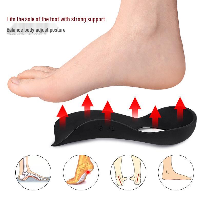 Orthotic Arch Support Insoles for Knock Knees, Flat Feet, and Leg Shape Correction