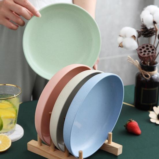 Snackteller, stapelbar, glatte Oberfläche, leicht zu reinigen, großes Fassungsvermögen, erhöhter Boden, runder Mehrzweckteller für Süßigkeiten, Lebensmittel, Obst, Küchenbedarf