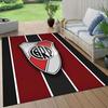 Club Atletico River Plate Flannel Pattern Square Carpet,Area Rug,Carpet Rug for Living Room Bedroom Sofa Playroom Decor,Non-slip Floor Mat