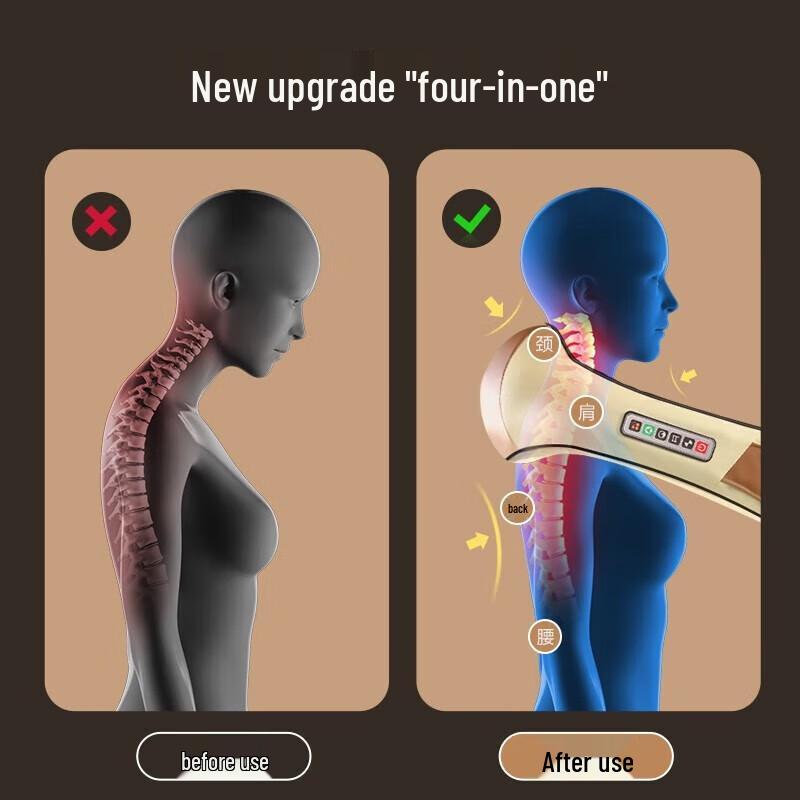 Aux Neck & Shoulder Kneading Massage Shawl