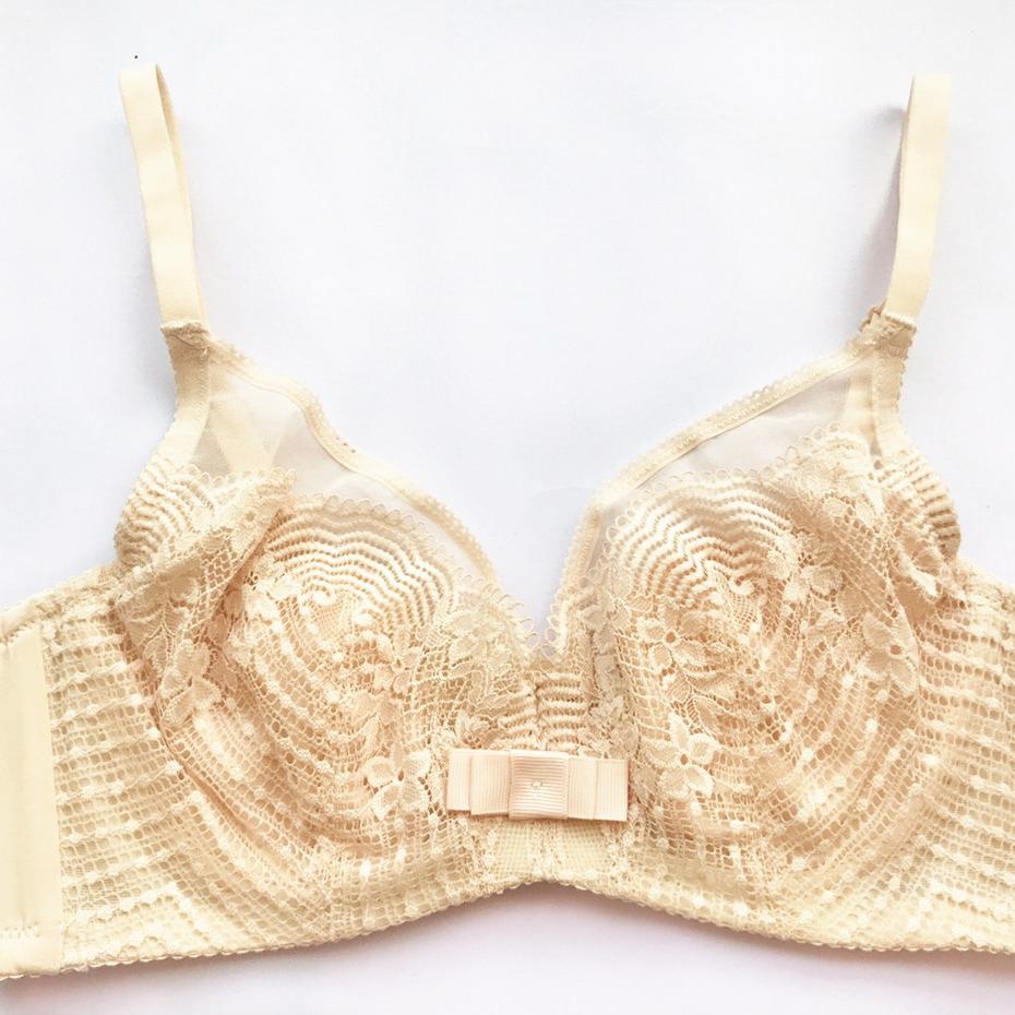 Soutien-gorge Confortable Respirant à Oreilles de Lapin en Dentelle avec Armatures Souples et Maintien Latéral Ajustable - Style 1088