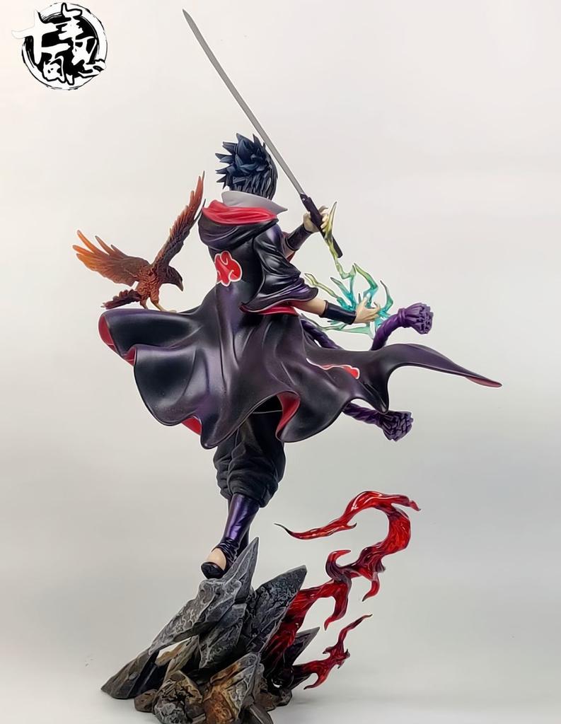 hot 24cm NarutoUchiha Sasuke Anime Figure Uzumaki Naruto Action Figurine Model Pvc Statue Desk Ornament Collection Toy Xmas Gift