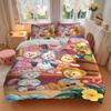 3pcs Duffy And Friends Printed Bedding Set,(Includes 1 Duvet Cover And 2 Pillowcases, Quilt Not Included) yy250814103