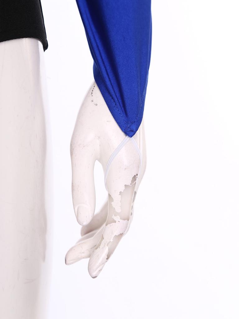 Women's Shiny Sequin Leotard for Gymnastics Dance Competition, Sheer Mesh Cutout Back & Waist, Mock Neck Bodysuit with Gloves, Color Block Sparkling