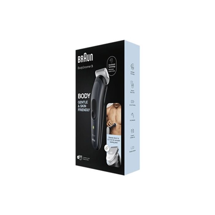 Rasoir électrique - Braun - BG3340 - Tête lavable - Fonctionnement sans fil - Noir