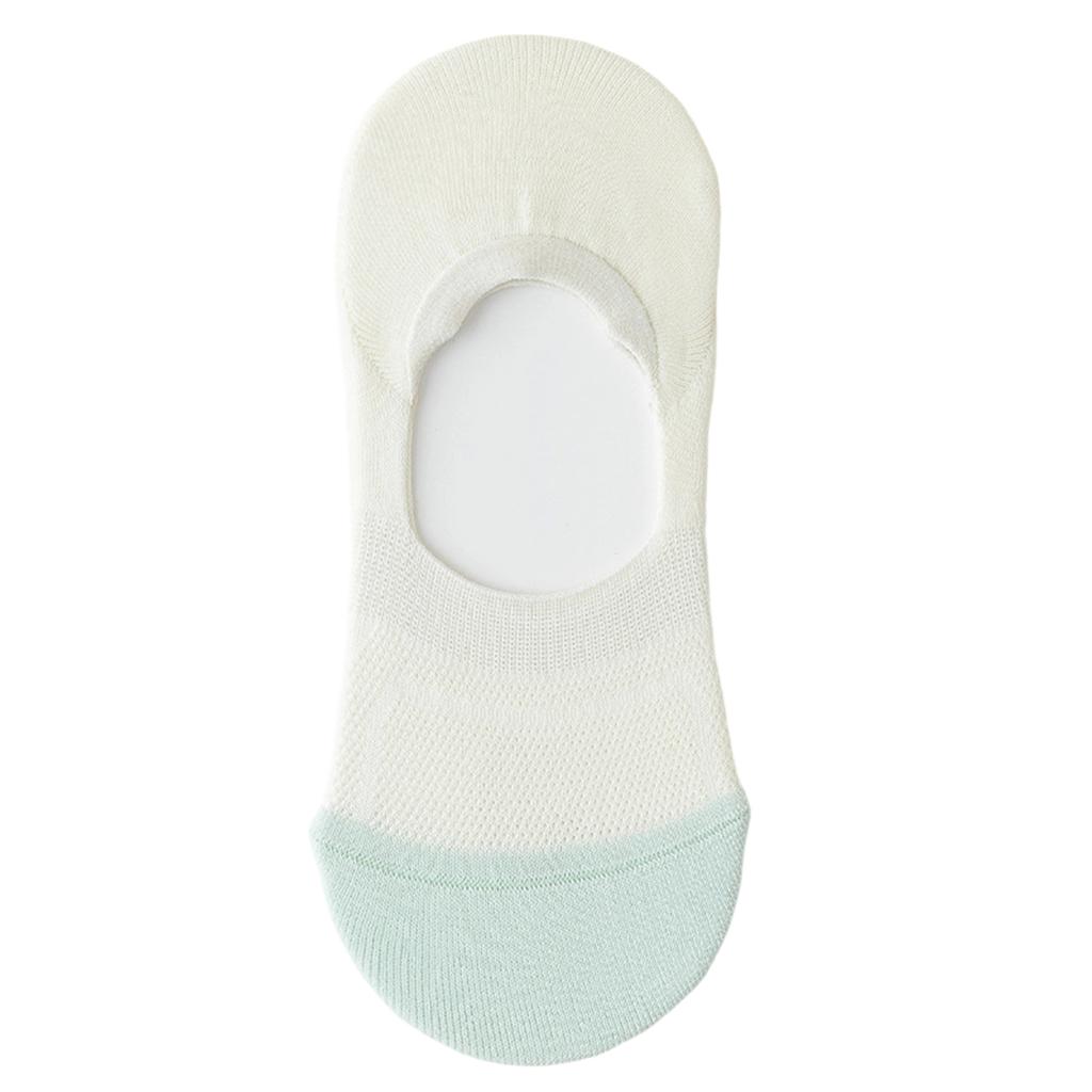 Damen No Show Unsichtbare Socken Dünn Atmungsaktiv Netz Niedrig Geschnitten Rutschfest Socken für Loafer Flats und Sneaker