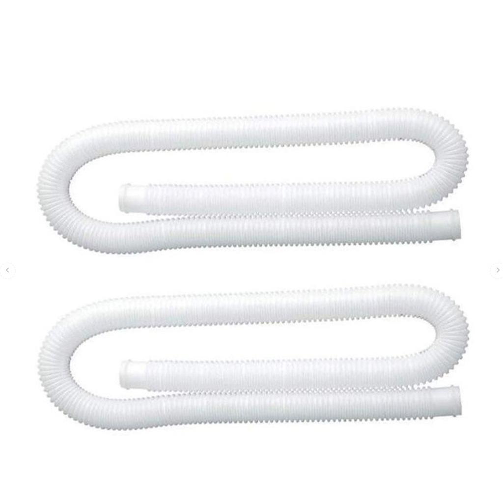 150cm/59inch Schwimmbadschlauch Pumpenschlauch Schläuche Ersatzschlauch mit Klemmen für Pumpen und Salzwassersystem