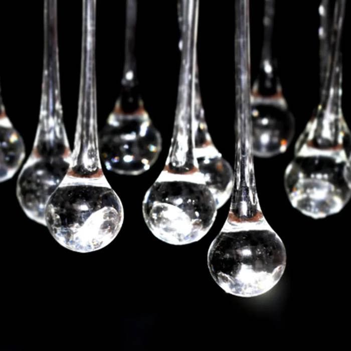 VidaXL Lustre Moderne Plafonnier Cristal Lampe Éclairage Lumière Salon Maison 60345