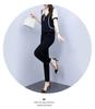 Chic Chiffon Short-Sleeve Top & Long Pants Plus Size Women's High-End Summer Suit