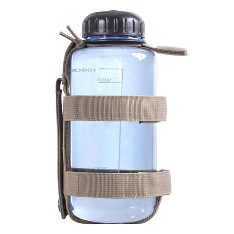 Adjustable Webbing Water Bottle Holder Bag Travel Water Bottle pouches Water Bottle carriers for Climbing Hiking Travelling