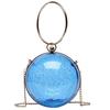Bags transparent bag women's acrylic 2025 new Korean version versatile spherical chain girl shoulder messenger bag