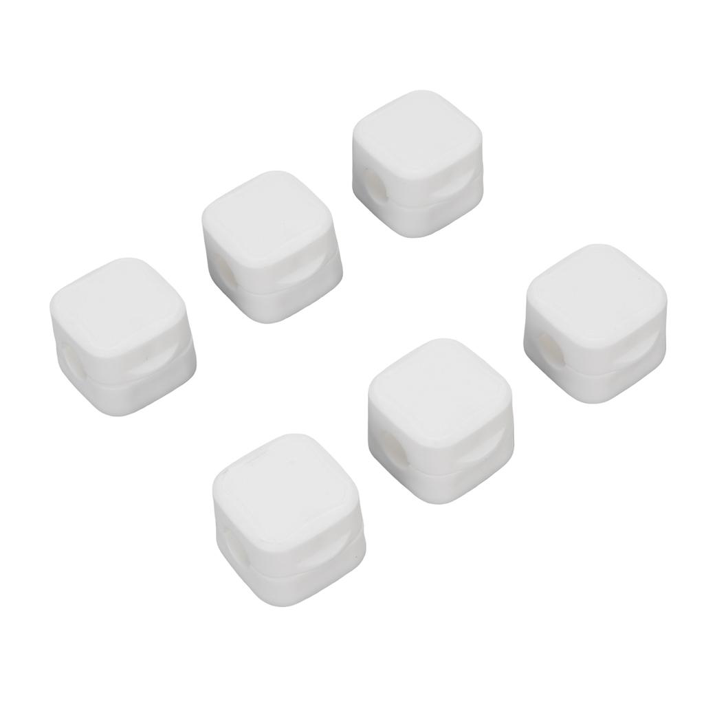 6pcs Magnetic Cable Clips Cord Holder Desk Cable Management Adhesive Wire Holder Keeper Organizer