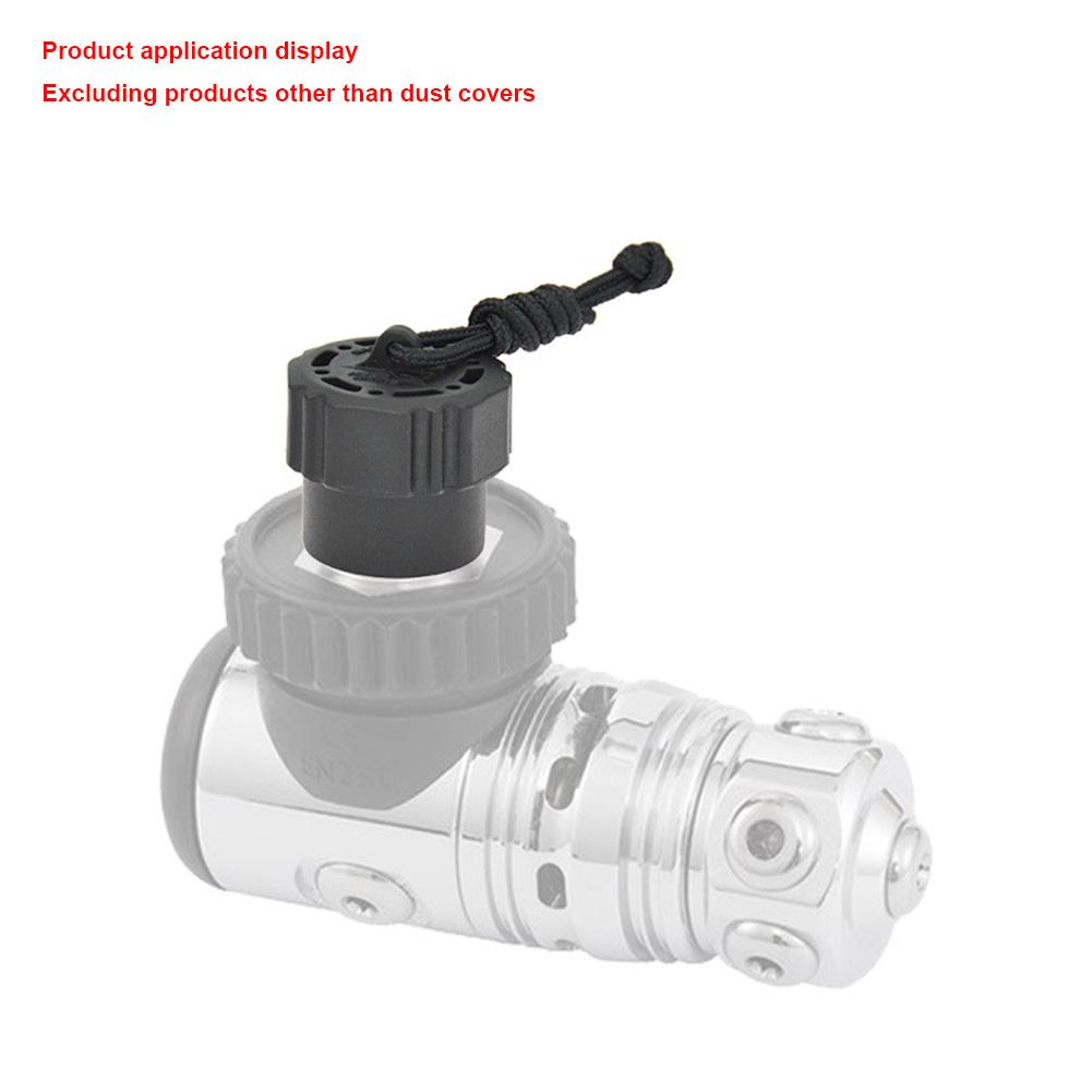 5-1Pcs Diving Dust Cap Threaded First Stage Valve Cover Easy To Use Dust Cover Plug for Din 1ST Stage Regulator