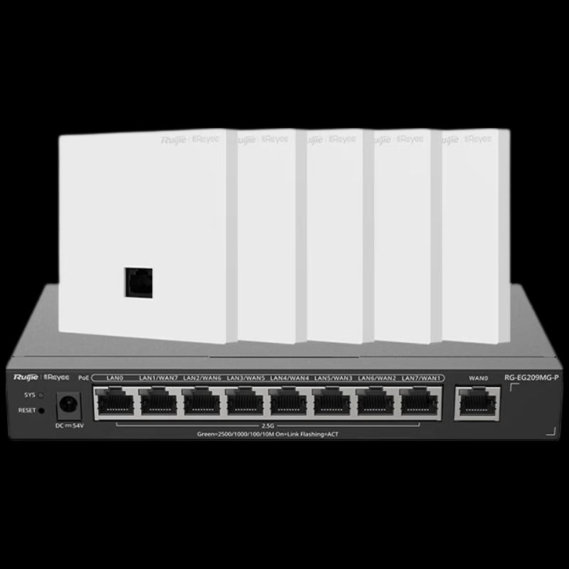 

Ruijie Networks WiFi 7 2.5G Wireless AP Panel Set (CN version)